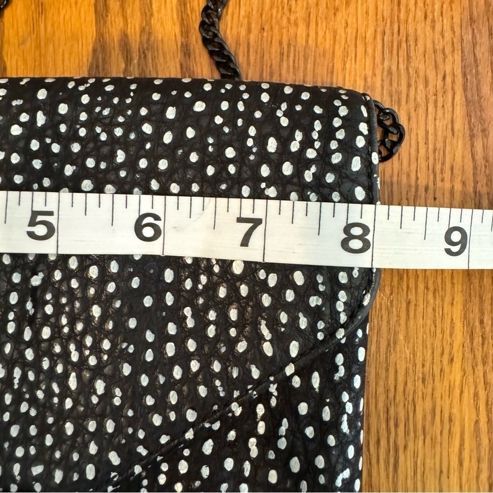 Loeffler Randall Black And White Ryder Chain Crossbody Bag, 8” X 6”, 49” Strap - Picture 8 of 13